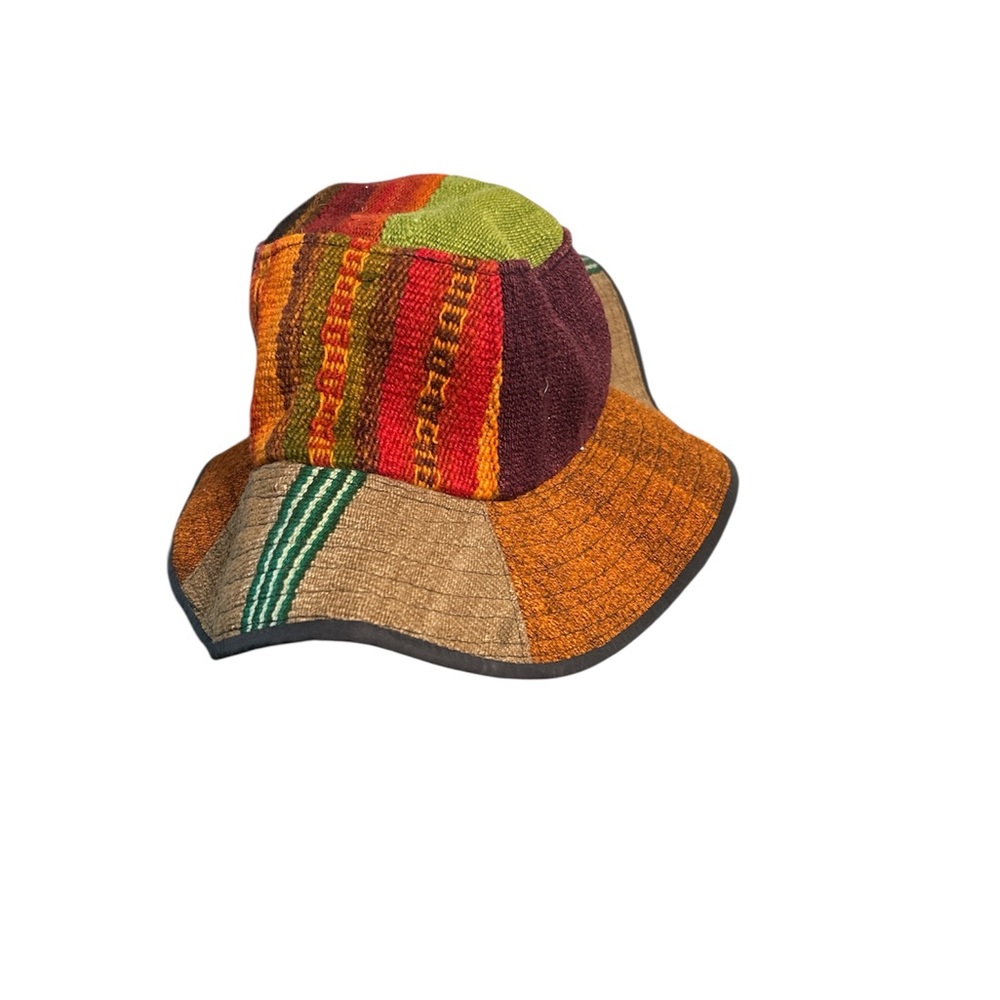 Dormeuil Boho Multi Colored Patchwork Women's Hat - image 3
